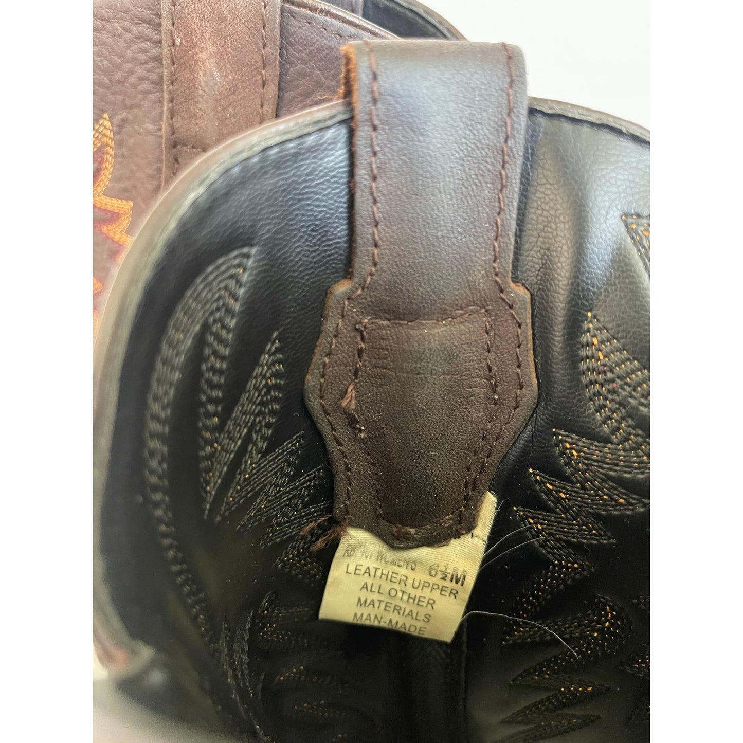 Masterson Women Brown Cowboy Boots - Size 6.5M