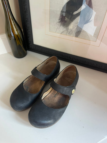 Dansko Black Mary Jane Clogs