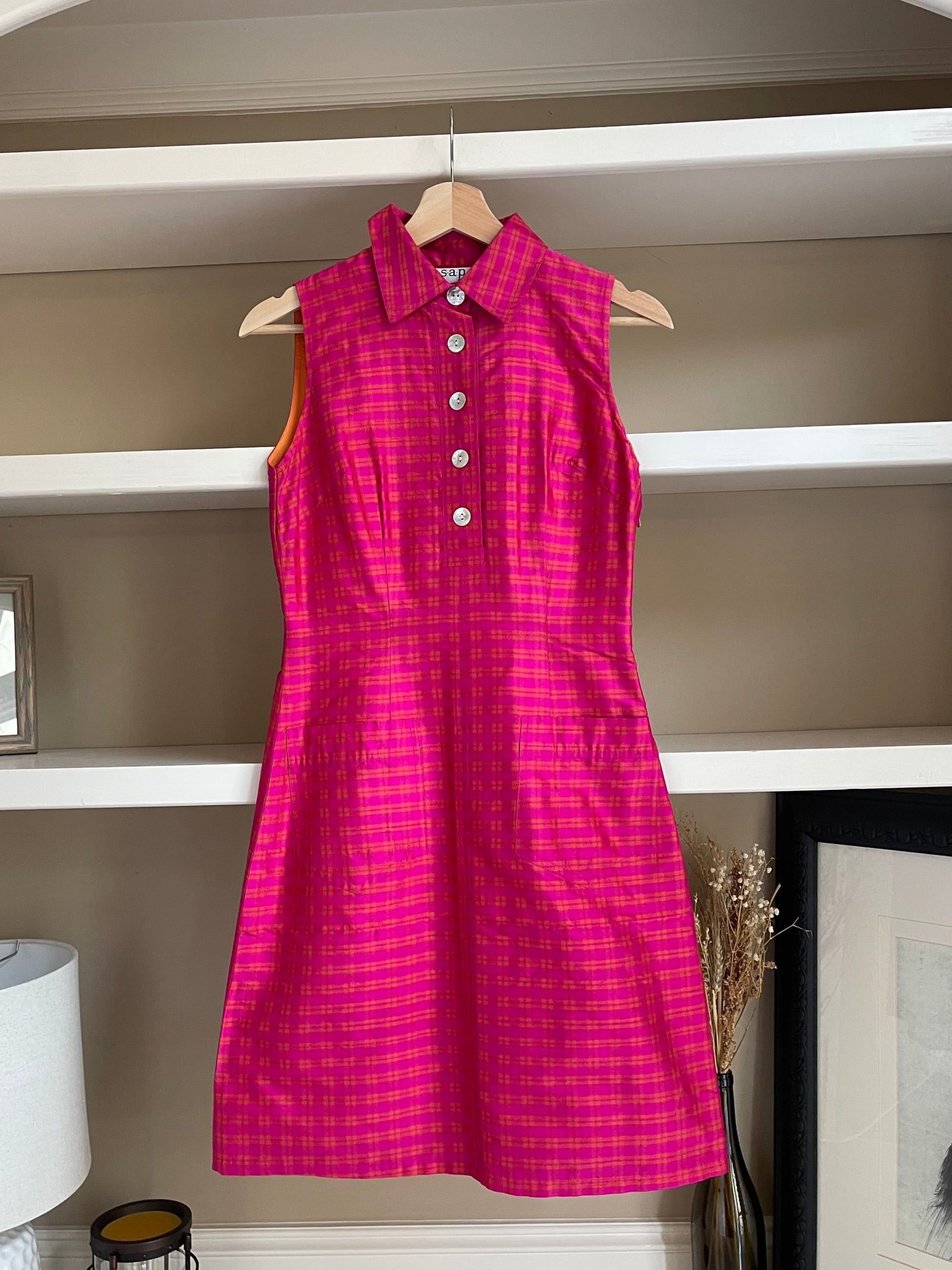 saks mini dress Crew Neck Mini Dress
