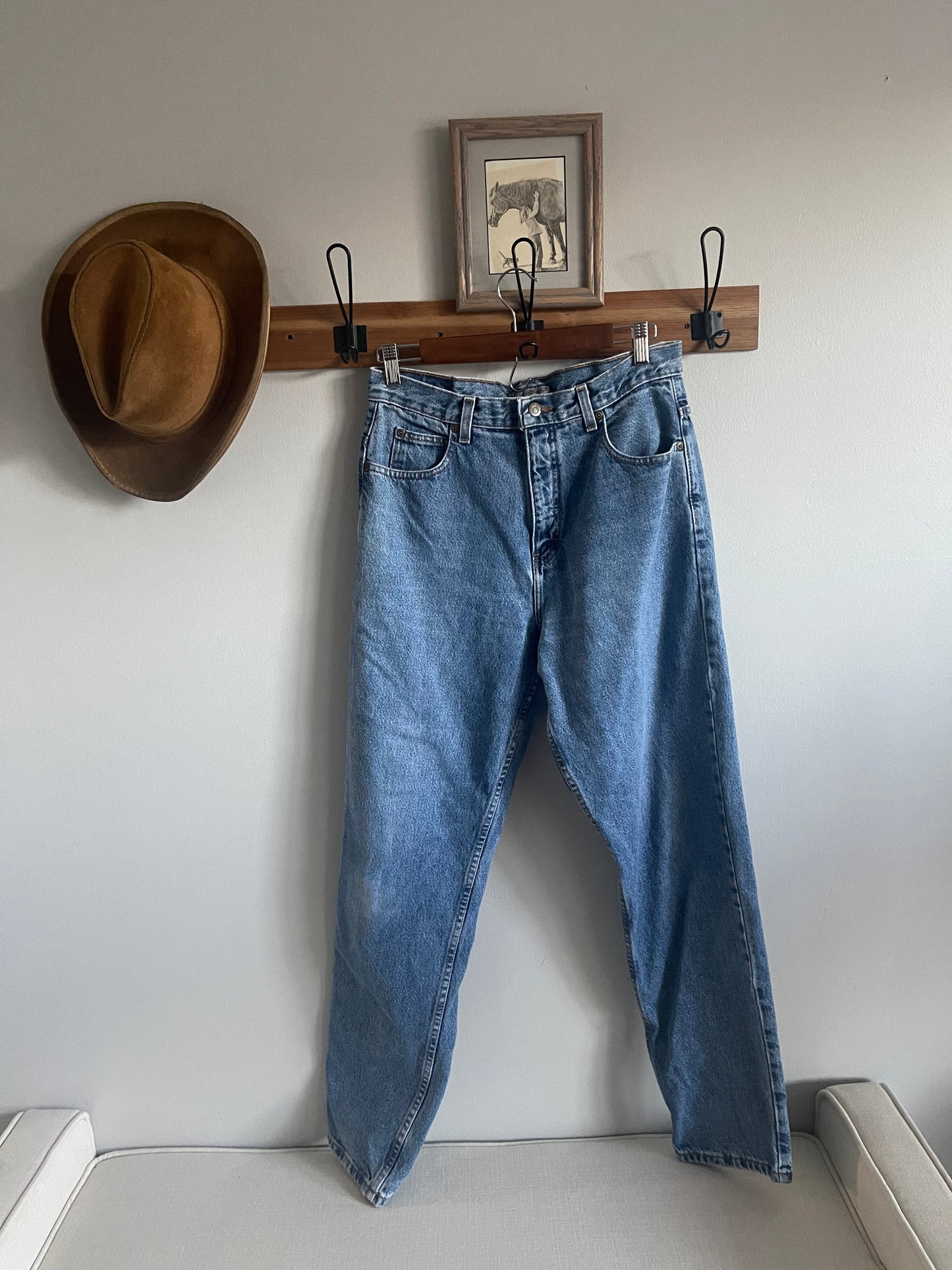 Eddie Bauer Vintage Light/Medium Wash Straight Leg Jeans