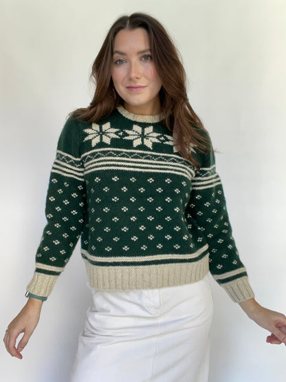 90’s Polo Ralph Lauren Snowflake Wool Sweater