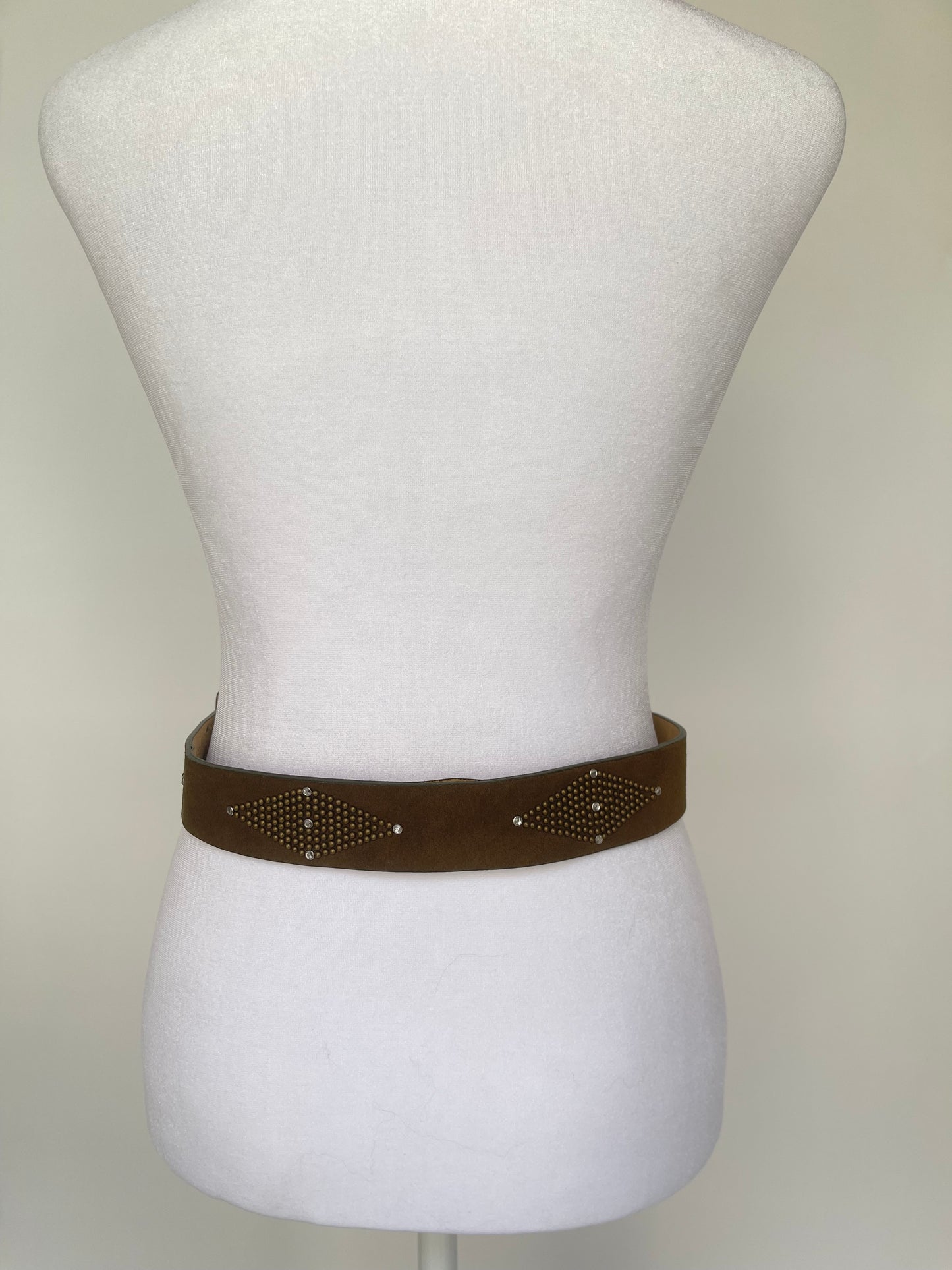 Calvin Klein Suede Studded Belt