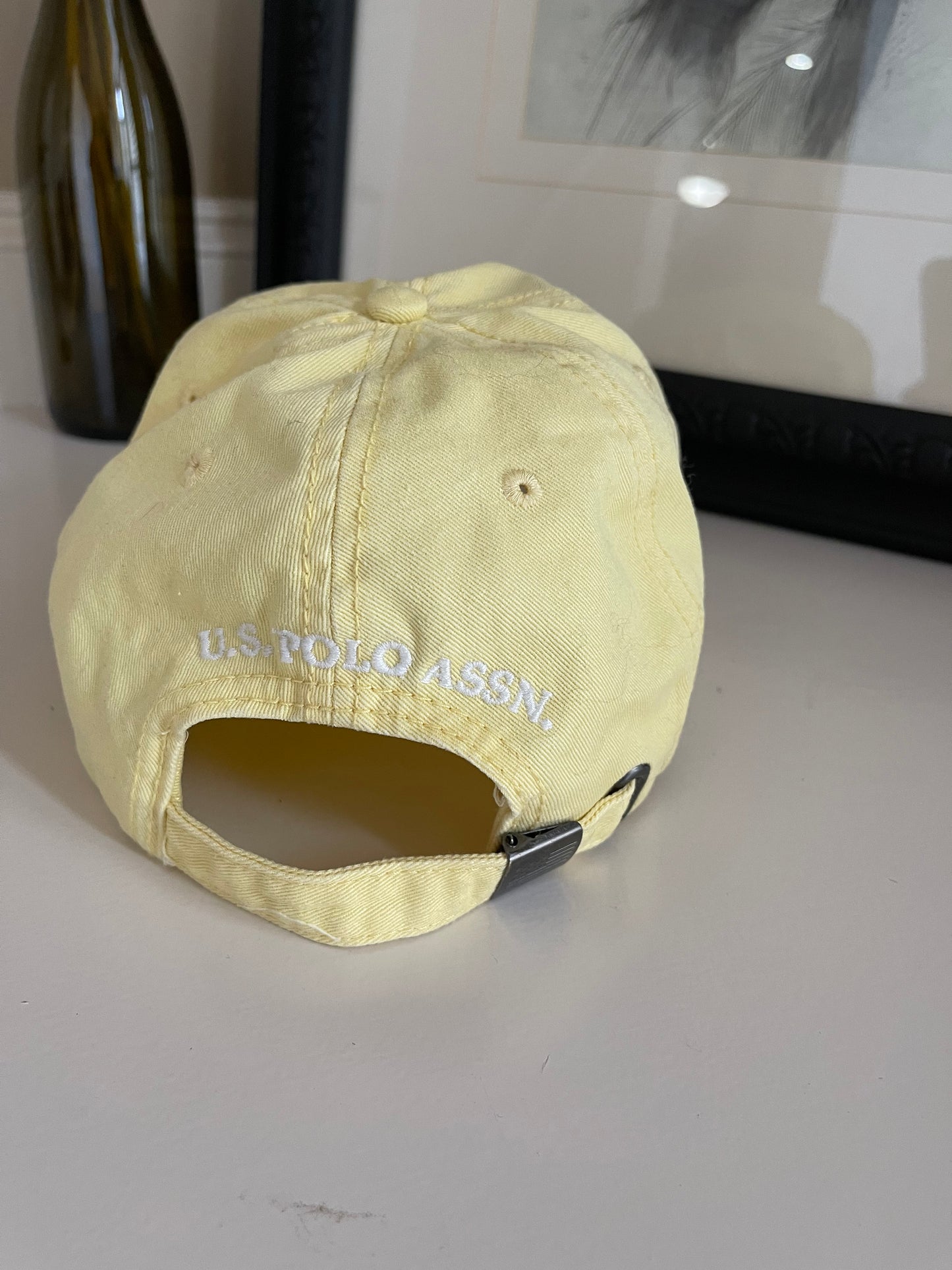 Yellow Ralph Lauren Polo Baseball Cap