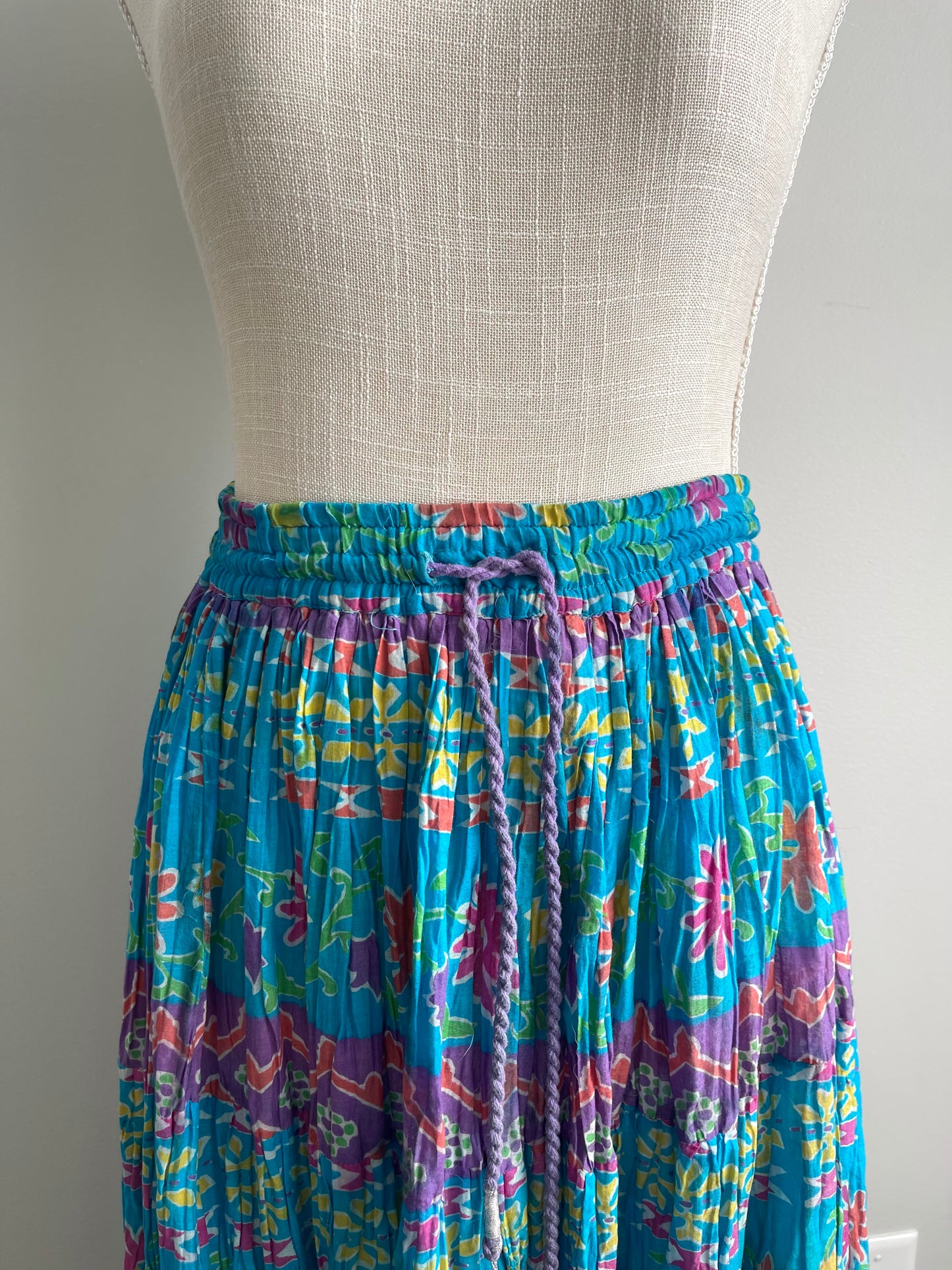 Petite Sophisticate Floral Midi Skirt