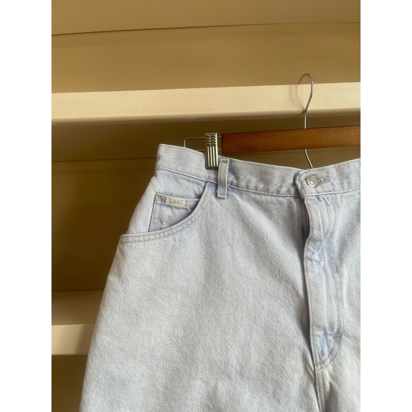 Vintage Lee Light Wash Denim Shorts