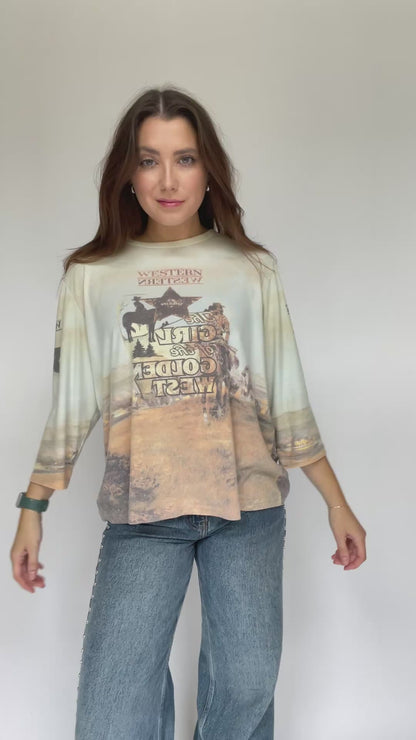 The Girls of The Golden West - Western Tee